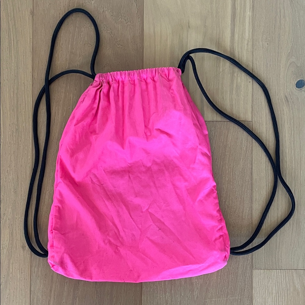 Nike Bright Pink Drawstring Backpack - image 3